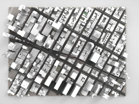 Broadway New York State United States Modello 3D