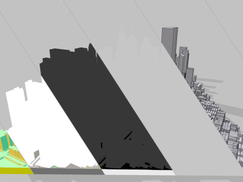 Broadway New York State United States Modello 3D