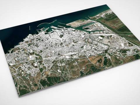 Cityscape Livorno Italy 3D Model