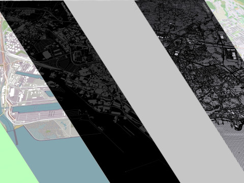 Cityscape Livorno Italy 3D Model