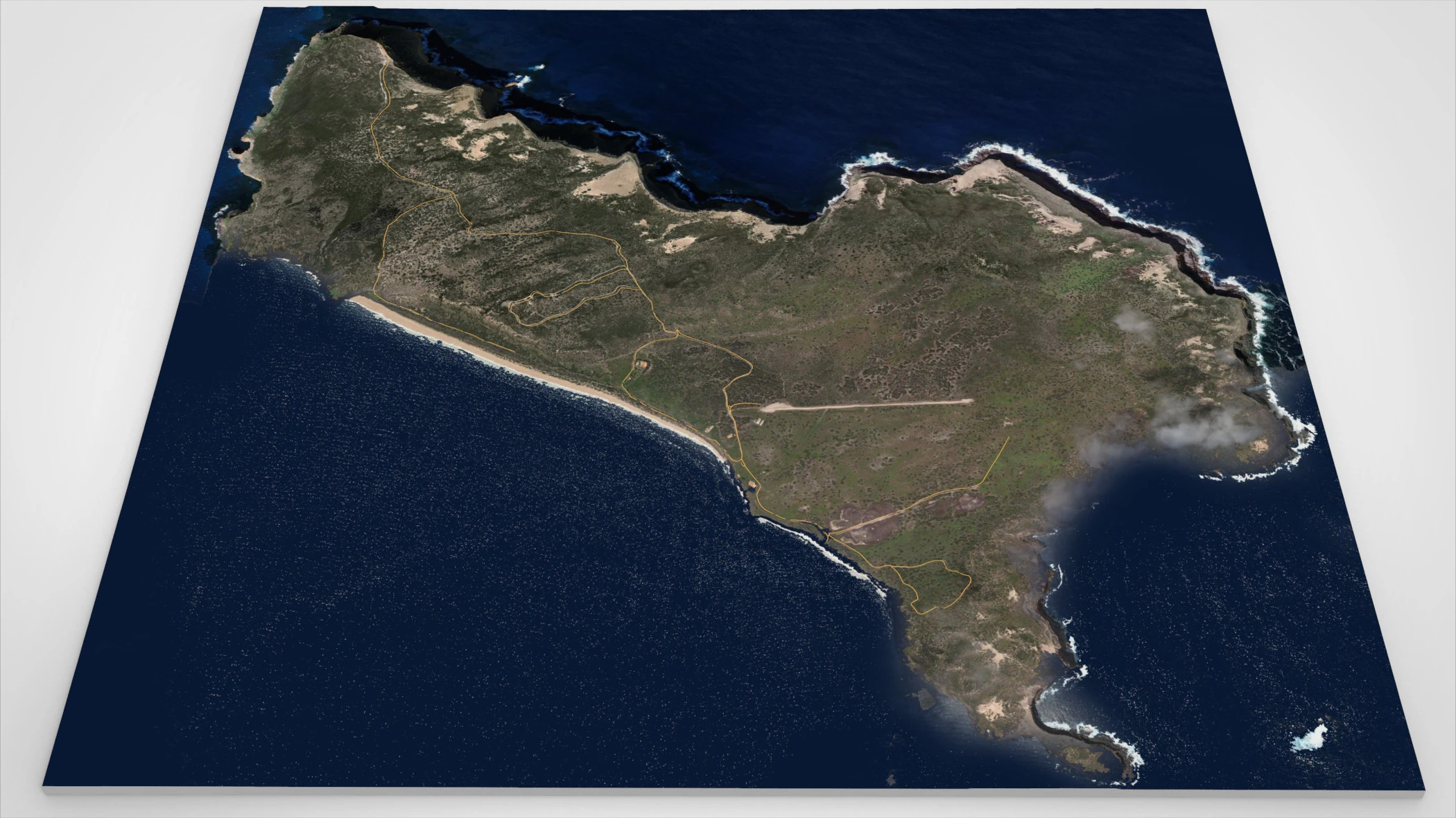Wedge Island Australia 3D Model .c4d .max .obj .3ds .fbx .stl .blend 