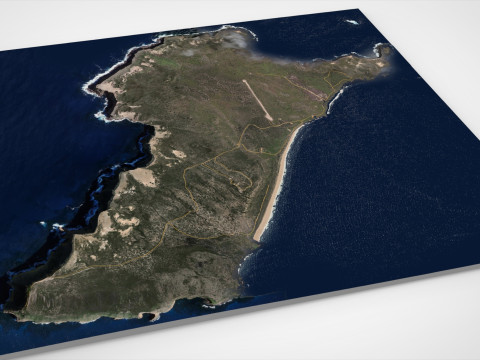 Wedge Island Australia 3D Model