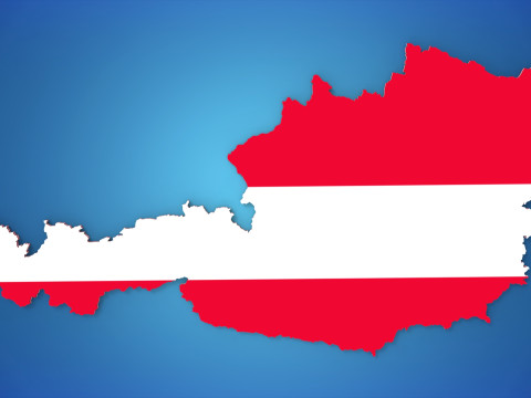 Austria 3D Map 3D मॉडल