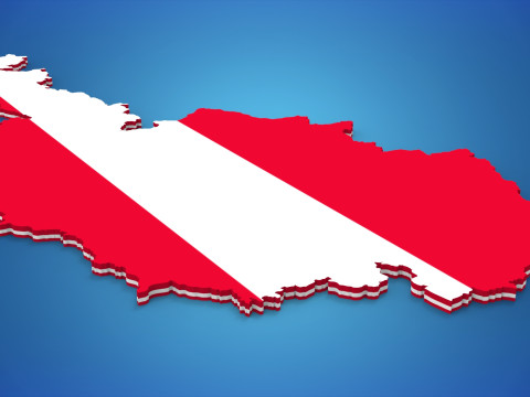 Austria 3D Map 3D Модель