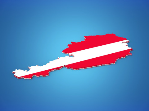 Austria 3D Map 3D Модель