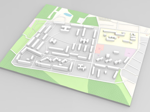 Cityscape Toretsk Ukraine Model 3D