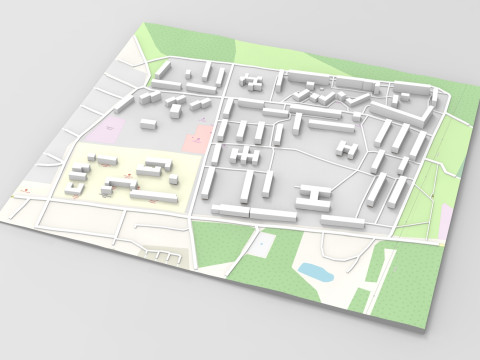 Cityscape Toretsk Ukraine Model 3D