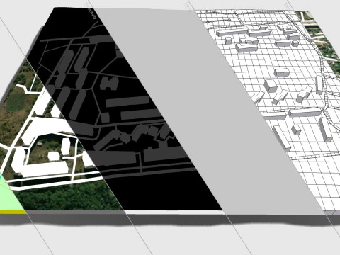 Paysage urbain Toretsk Ukraine Modèle 3D