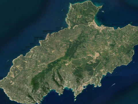 Island Giglio Italy 3D Model