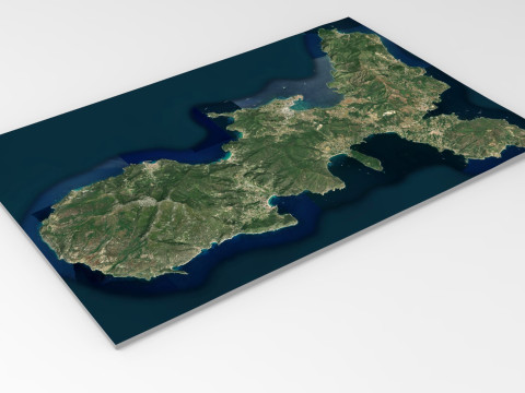 Island Elba Italy 3D Model