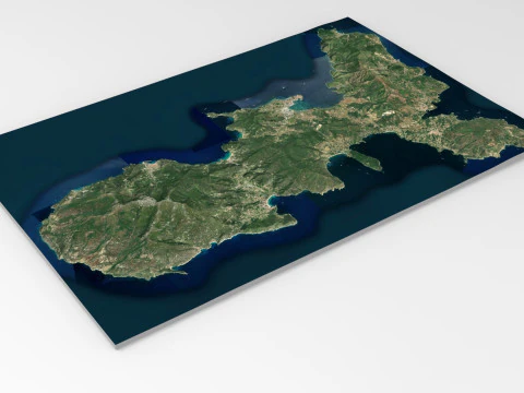 Island Elba Italy 3D Model
