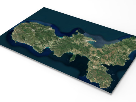 Island Elba Italy 3D Model