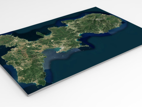 Island Elba Italy 3D Model