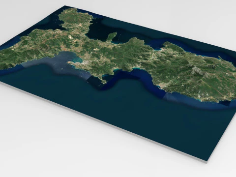 Island Elba Italy 3D Model