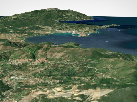 Island Elba Italy 3D Model