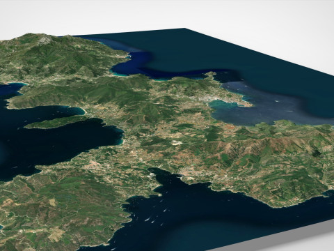 Island Elba Italy 3D Model