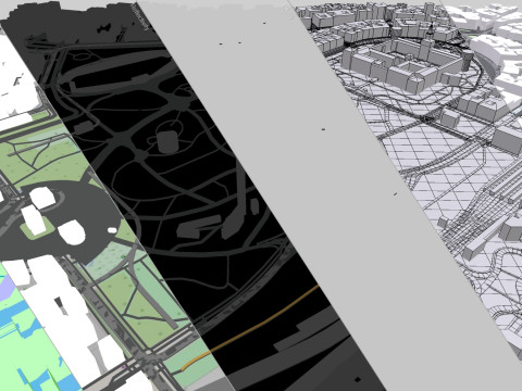 Porta Sempione Milan Italy 3D Модель
