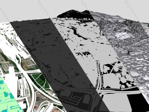 Cityscape Ljubljana Slovenia 3D Модель