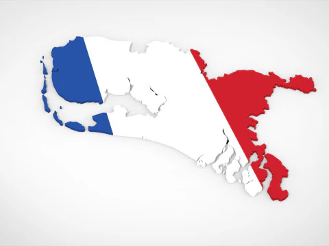 Netherlands 3d print map 3D Model