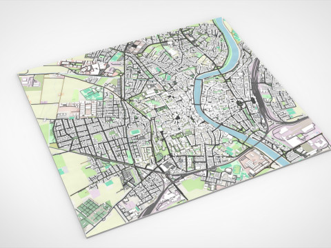 Cityscape Pisa Italy Model 3D