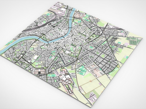 Cityscape Pisa Italy Model 3D