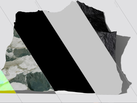 Mountain Landscape Kanchenjunga Himalayas Modelo 3D