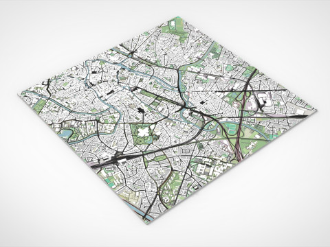 Cityscape Gent Belgium 3D 모델
