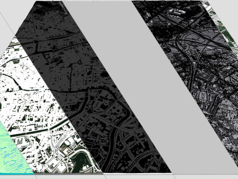 Cityscape Gent Belgium 3D 모델