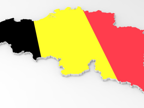 Belgium 3d map 3D Model