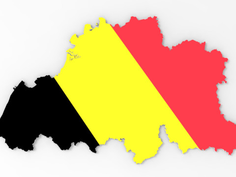 Belgium 3d map 3D Model