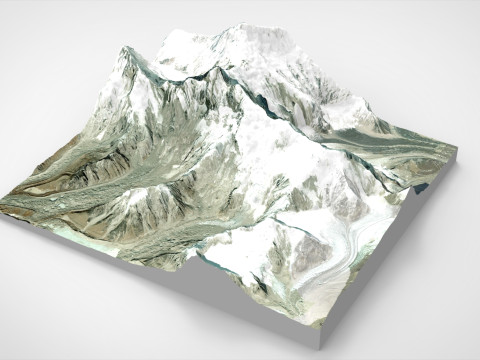 Lhotse mountain Himalayas Nepal Modelo 3D