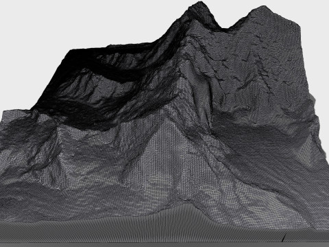 Lhotse mountain Himalayas Nepal Modelo 3D