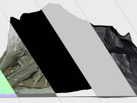 Lhotse mountain Himalayas Nepal 3D Model
