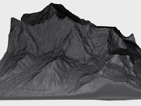 Lhotse mountain Himalayas Nepal Modelo 3D