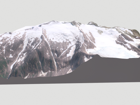 Mountain landscape Mount Lacey United States 3D Model