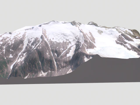 Mountain landscape Mount Lacey United States 3D Model