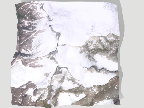 Mountain landscape Mount Lacey United States 3D Model