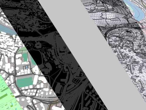 Cityscape Schaffhausen Switzerland 3D Model