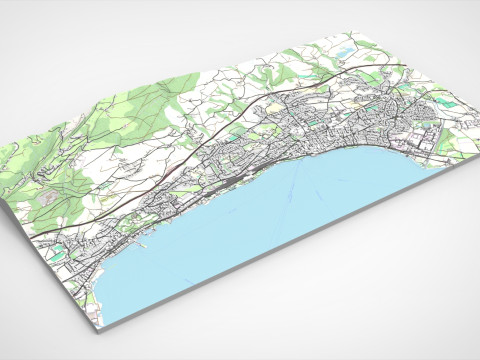 Cityscape Rorschach Switzerland 3D Model