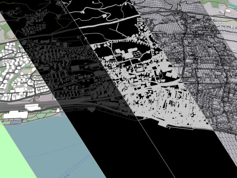 Cityscape Rorschach Switzerland 3D Model