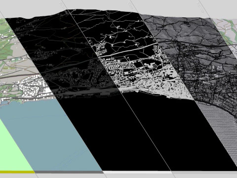 Cityscape Rorschach Switzerland 3D Model