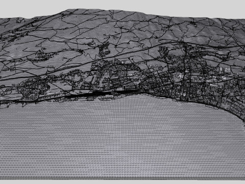 Cityscape Rorschach Switzerland 3D Model