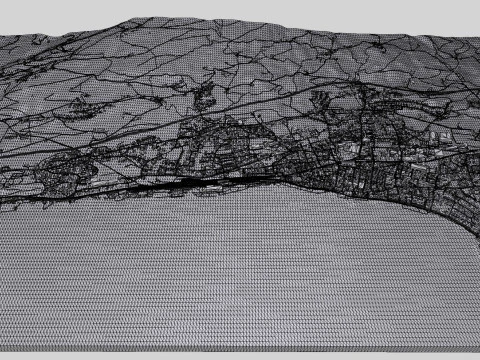 Cityscape Rorschach Switzerland 3D Model