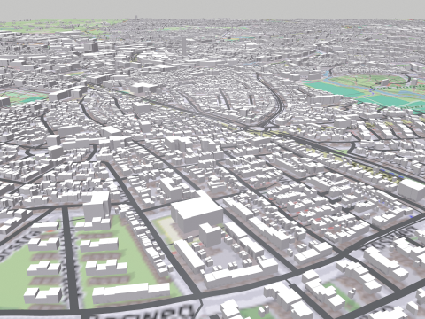Cityscape Amersfoort Netherlands 3D Модель