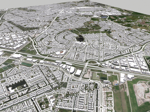 Cityscape Amersfoort Netherlands 3D Модель