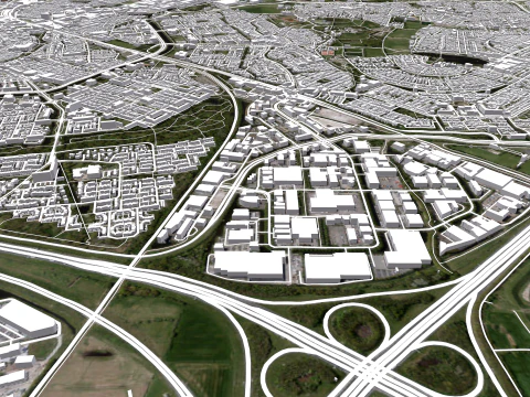 Cityscape Amersfoort Netherlands 3D Model