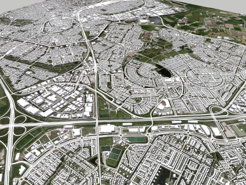 Cityscape Amersfoort Netherlands 3D Model