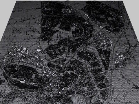Cityscape Amersfoort Netherlands 3D Model