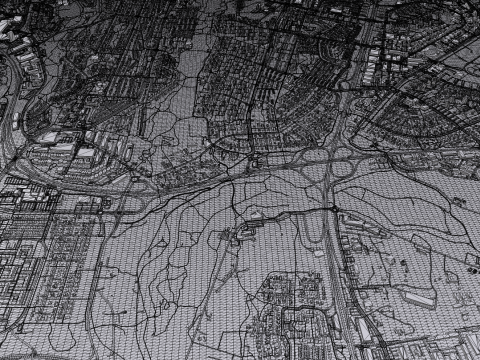 Cityscape Reykjavik Iceland 3D Model