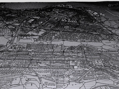 Cityscape Reykjavik Iceland 3D Model
